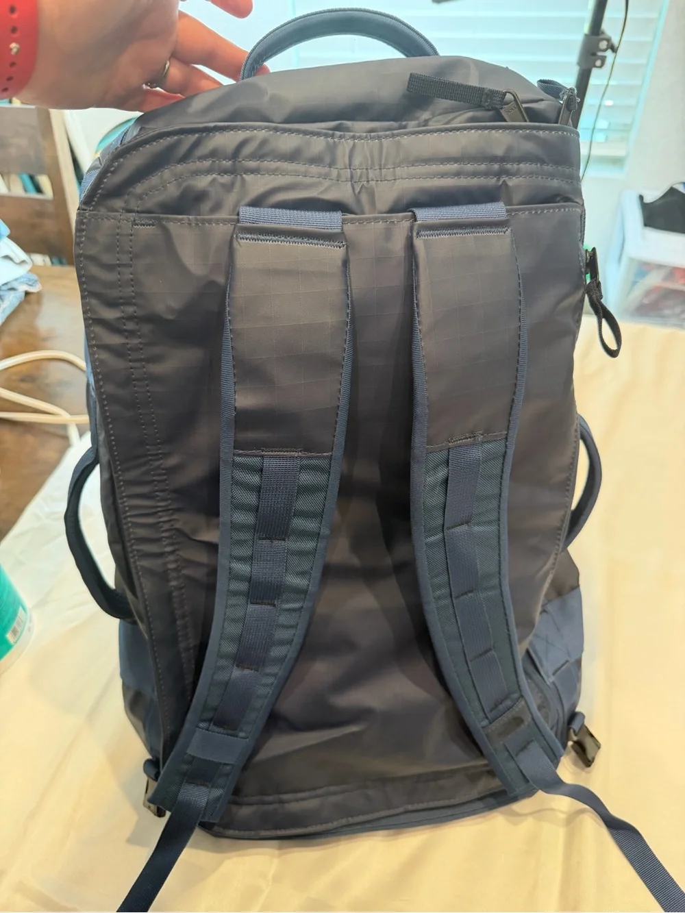 The North Face Men's Slate Blue Backpack Duffel 32L
